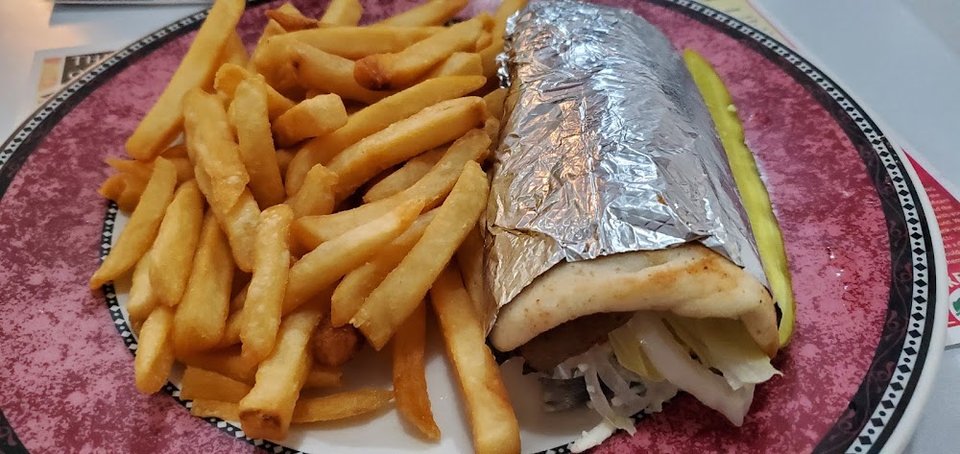 Gyro with Fries